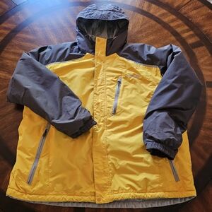 Columbia GRT Men's Yellow and Gray Performance Jacket Size XXL